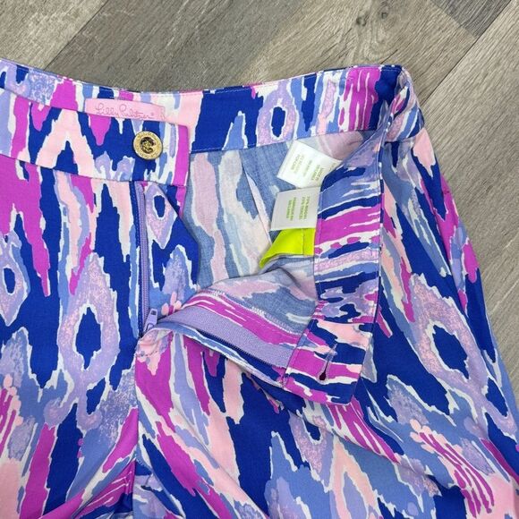 Lilly Pulitzer Amethyst One Too Many Saffron Jogger Pants Purple Pink 2 - Picture 7 of 14